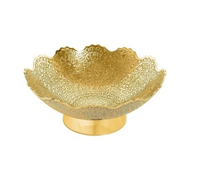 Trusted Manufacturer Solid Brass Serving Bowl For Everyday Kitchen Use And Special Occasion Dining <b>Table</b> Serving Purpose - Product Image 1