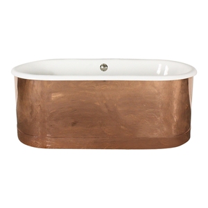 100% Durable Solid Copper Bathtub for Long Lasting Use with Premium Finish and Elegant Luxury Bathroom Design - Product Image 1
