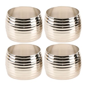 ชุดแหวนรองผ้าเช็ดปากเหล็กดีไซน์ใหม่ 10 ชิ้น พร้อมเคลือบทอง สำหรับตกแต่งในวันหยุด ตกแต่งชั้นวางของ และเป็นของขวัญ - Product Image 2