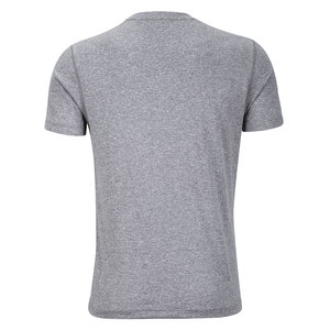 เสื้อยืดคอกลมแขนสั้นสีน้ำเงินสำหรับผู้ชาย ทรงปกติ สีพื้น ผ้าเจอร์ซีย์ถัก ระบายอากาศได้ดี ผลิตจากโพลีเอสเตอร์ 100% - Product Image 4