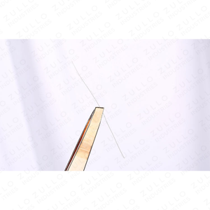 Luxury Gold Stainless Steel Slant Tip Eyebrow Tweezers Custom Logo Premium Beauty Grooming <b>Tool</b> Wholesale - Product Image 6