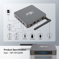 RK3566-reproductor multimedia X96 X6 Mali G52, Android 11,0, 2,4G, 5G, Wifi Dual, 8K, TV Box