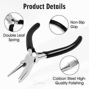 Stainless Steel <b>Wire</b> Looping Pliers Jewelry Making Tool Concave <b>Wire</b> Bending Plier Precision <b>Craft</b> Tool Smooth Jaw Durable - Product Image 4