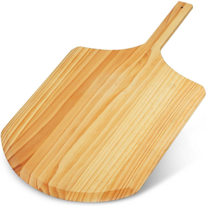 Tabla de Cortar para Pizza de Madera de Acacia Natural, Venta al por Mayor de Fábrica, con 2 Tazones de Cerámica, Elegante Tabla de Charcutería de Madera Dura - Product Image 3