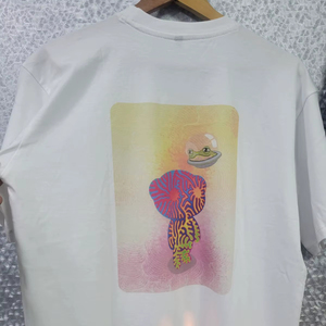 T-shirt pour homme, style vintage, décontracté, streetwear, manches courtes, coupe classique, 100% coton, imprimé numérique, tissu tricoté, motif - Product Image 1