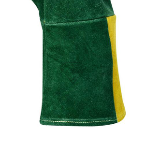 Custom Split Cowhide Leather Welding <b>Gloves</b> Heat Resistant Safety Work <b>Gloves</b> <b>Long</b> Cuff Industrial Protective <b>Gloves</b> - Product Image 4