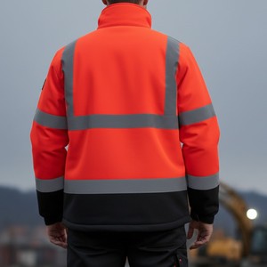 Lightweight High Visibility <b>Reflective</b> <b>Jacket</b> <b>Men</b> Work Safety Clothing For Logistics And Transportation - Product Image 3
