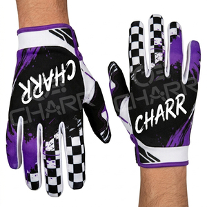 Gants de cyclisme VTT personnalisés avec logo, marque privée, gants de vélo à doigts complets, respirants, paume antidérapante pour BMX et VTT - Product Image 6