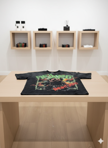 T-shirts unisexes décontractés de haute qualité, effet délavé, 220 GSM, impression sérigraphique personnalisée, style streetwear, vente en gros - Product Image 2