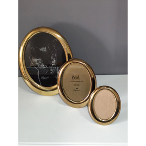 Handmade Luxury Metal Photo <b>Frame</b> Oval Shape <b>Gold</b> Color Designer Photo Holder Premium Quality Hot Sale Metal Photo <b>Frame</b> - Product Image 1