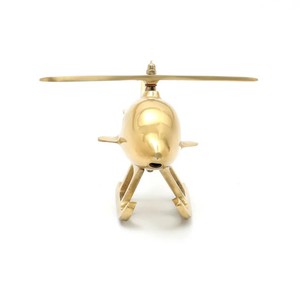 Modelo de Helicóptero Art Deco de Aluminio Hecho a Mano, Pieza Coleccionable de Aeronave, Miniatura para Escritorio de Oficina - Product Image 4