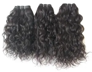 Vente directe d'usine de paquets de cheveux indiens bouclés naturels cheveux humains de haute qualité d'Inde - Product Image 1