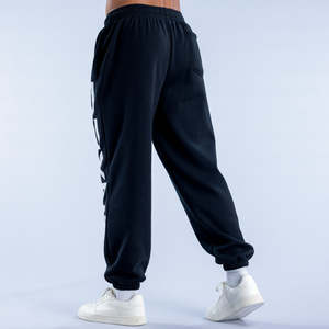 Jogging personnalisés pour hommes imprimés DTF, mélange de coton, pantalons de survêtement de qualité supérieure, tissu respirant et doux, fabrication OEM et ODM - Product Image 3