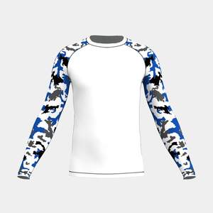 Camiseta de Manga Larga con Protección Solar de Alta Calidad con Estampado de Camuflaje |   Traje de Baño con Protección UV 50+ para Surf y Deportes Acuáticos - Product Image 1