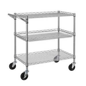 Étagère de rangement multifonctionnelle à 3 ou 4 niveaux en plastique, support de rangement pour légumes et fruits de cuisine, étagère de salle de bain - Product Image 2