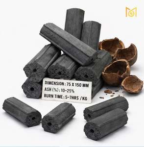 Briquetas de Carbón de Coco Negro Hexagonales (Madera Dura) para Cocción Prolongada de 5-7 Horas, Combustible de Alta Temperatura de Proveedor de India - Product Image 4