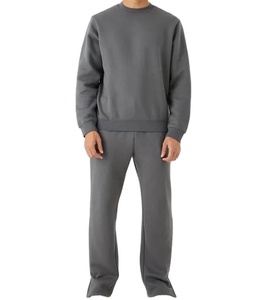 Chándales transpirables de manga larga con logotipo personalizado de alta calidad para hombre, ropa para correr, ropa de correr lisa en blanco - Product Image 1