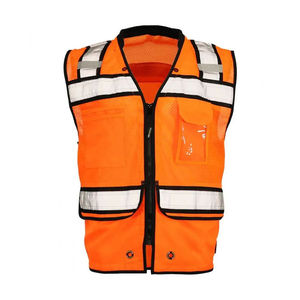 Chaleco de Seguridad de Alta Visibilidad para Trabajadores de la Construcción, Chaleco Reflectante con Múltiples Bolsillos Utilitarios, Chaleco de Trabajo Premium - Product Image 1