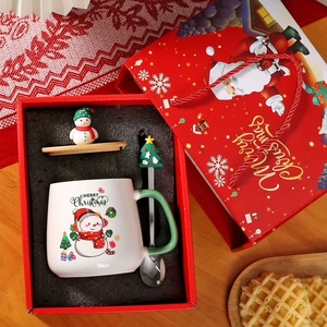 Juego de Tazas de Cerámica con Diseño Navideño de Dibujos Animados, Temperatura Constante de 55 Grados, para Regalo y Uso Doméstico - Product Image 4