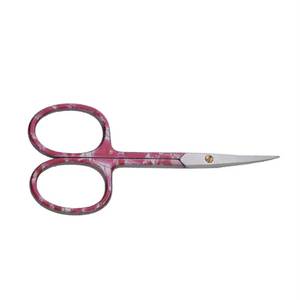 Tijeras de Manicura de Acero Inoxidable con Hoja Afilada, Mango con Diseño Rosa y Orificio Redondo, Herramienta de Cuidado de Uñas para Adultos - Product Image 5