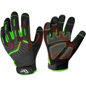 Guantes de impacto de trabajo de seguridad mecánicos TPR antideslizantes resistentes a cortes de construcción resistente de alta calidad - Product Image 1