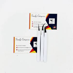 Pinzas para Pestañas Somofy Enterprises, Acero Inoxidable, Punta Suave de Precisión, Logotipo Personalizado SE-BI-TL-0074, Antiestáticas, Longitud de 10 mm - Product Image 5