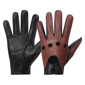 Customized Lightweight <b>Driving</b> <b>Gloves</b> with Full Finger Style Leather Winter Warm Sports <b>Driving</b> <b>Gloves</b> for Adults Racing Wears - Product Image 1