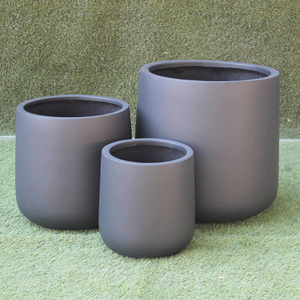 KNT Creations PL B-217 Ensemble de jardinières pour plantes d'intérieur, plantation directe, plantes artificielles, légères, durables, sculptées à la main - Product Image 1