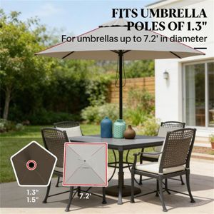 Supporto per Ombrellone da Esterno (Solo Base) per Terrazze e Ombrelloni - Product Image 3