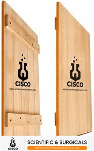 Tableau d'affichage et de dessin éducatif en bois CISCO avec logo personnalisé, panneau coulissant, tableau d'enseignement scolaire mural 12x18 - Product Image 3