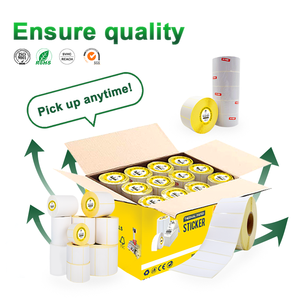 Voile 4X6 65 Gsm 75X50Mm Rouleaux 57*15Mm Guangzhou 58X32 80X80 Étiquette Thermique 55X105 - Product Image 2