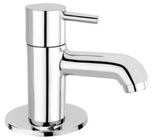 Grifo de lavabo de baño de latón cromado premium con brida, para agua fría y caliente, sistema de plomería duradero y resistente. - Product Image 3