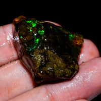 Opale éthiopienne Welo Fire naturelle à 100 % de qualité AAA, pierre brute, gemme lâche avec jeu de couleurs pour la fabrication de bijoux DIY, certifiée par une tierce partie