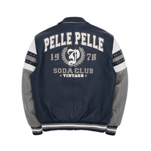 Chaqueta de Cuero de Moda para Hombre, Chaqueta de Cuero Genuino de Cordero, Chaqueta de Cuero Clásica y Elegante para Hombre, Ropa Exterior de Alta Calidad - Product Image 2