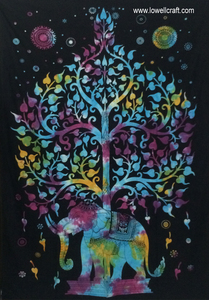 LOWELLCRAFT Fournisseur en gros de nappes brodées très vendues, 100% coton, motif imprimé, décoration murale pour la maison, style musulman - Product Image 4