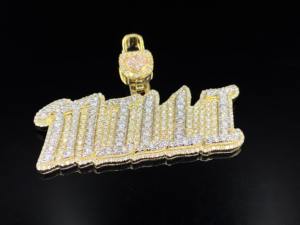 Pendentif Étoile Éternelle Personnalisé en Diamant Glacé, Plaqué Or 925, Breloque Hip Hop, Cadeau Unisexe, Le Légendaire Ice Legacy - Product Image 4