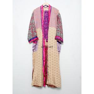 Pijamas de Seda Pura 100% de la India, Diseño Vintage, Rayas de Lujo, Transpirables, Suaves y Elegantes, Manga Larga, Cuello en V - Product Image 5