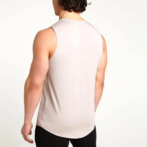 เสื้อกล้ามผู้ชาย คอกลม สีพื้น ผ้าถัก ระบายอากาศได้ดี ผ้าฝ้าย สวมใส่สบาย - Product Image 2