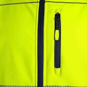 Hi Vis Reflective ANSI Class 1 <b>LED</b> Flash Waterproof Safety Workwear Jacket for Men Women - Product Image 3
