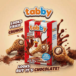 Chocolate con Leche en Forma de Pollo Frito Crujiente con Sabor a Fresa, Precio de Fábrica, Snack Dulce, Regalo, Venta al por Mayor, OEM, Precios Económicos - Product Image 4