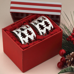 Anneaux de serviette de Noël en forme de sapin - Product Image 2