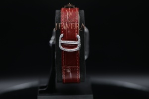 Reloj de Diamantes Moissanite de Alta Gama con Correa de Cuero para Eventos Formales, Regalos Corporativos y Uso Diario Elegante - Product Image 4