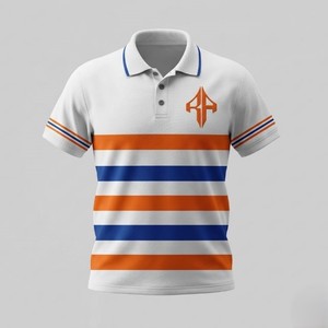 Ensemble polo homme personnalisé de haute qualité, matière polyester/coton, style décontracté, technique imprimée par RIVIAN ATLANTIC - Product Image 1