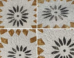 Embroidered Floral <b>Table</b> <b>Runner</b> Bohemian Home Decor Washable Cloth Yellow Gold Pattern - Product Image 2