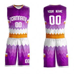 Tenue de sport professionnelle de basketball pour les entraînements et les activités d'équipe, ensemble de vêtements de basketball pour les sports d'équipe - Product Image 5