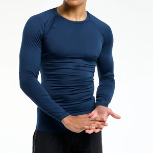 ราคาขายส่งจากโรงงาน ชุดกีฬา Rash Guard ผู้ชาย ทนทาน ระบายอากาศได้ดี ป้องกันรอยยับ ชุดรัดรูป Rash Guard ผู้ชาย - Product Image 4