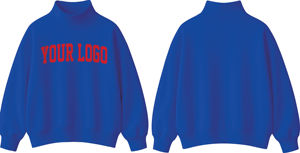 Sudadera de cuello alto para hombre, mezcla de algodón, tacto suave, comodidad para el día a día - Product Image 3