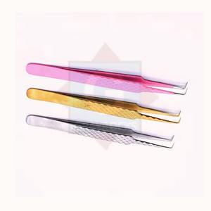 Pinzas de Acero Inoxidable de Alta Calidad de Marca Privada para Extensión de Pestañas Postizas, Uso en Belleza - Product Image 2