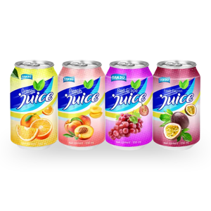 330ml Fruit Juice <b>Drink</b> Aluminum Can Peach Orange Passion Fruit Red Grape <b>Soft</b> <b>Drink</b> OEM ODM Beverage Manufacturer - Product Image 5