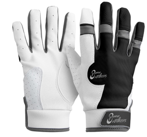 Gants de frappeur en cuir professionnels respirants avec grip pour le baseball et le softball - Product Image 4